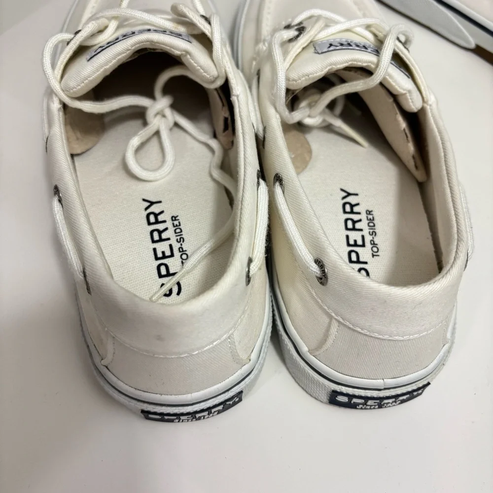 Sperry Men's Classic White Boat Shoes - Picture 5 of 10